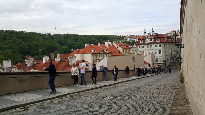 Prajski zamak terasa